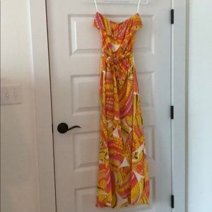 Trina Turk for Banana Republic strapless dress